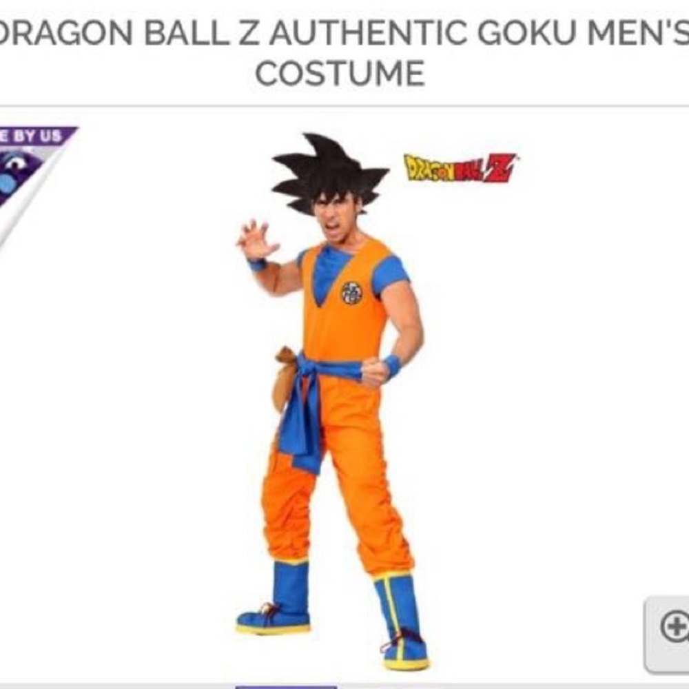 Dragon ball Z costume for men size small/medium